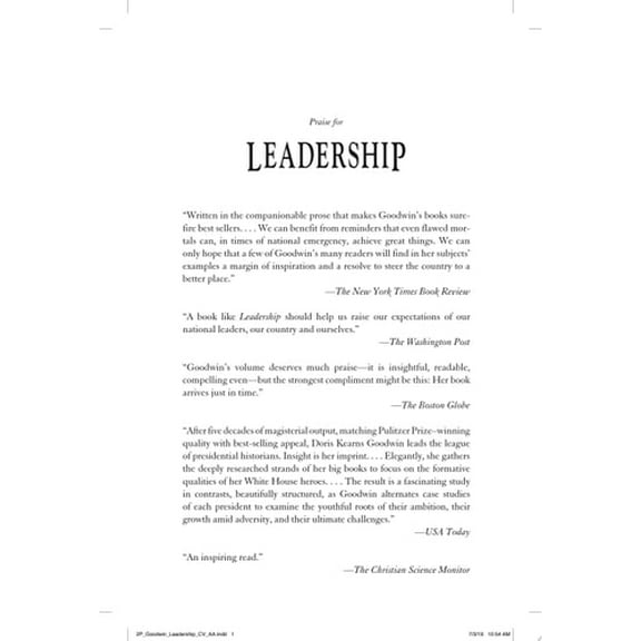 Pre-Owned Leadership: In Turbulent Times (Paperback) 1476795932 9781476795935