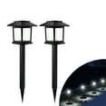 thumbnail image 4 of 2 Pack Solar Lights Outdoor Waterproof-IP65 LED Solar Garden Lights for Yard & Patio Auto Off Cool White Light 39cm Height Lighting, 4 of 8