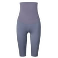thumbnail image 5 of BOOMILK Womens Maternity Leggings High Waisted Stretch Over The Belly Pregnancy Yoga Pants Activewear Slim Knee Length Shorts Blue, 5 of 8