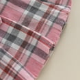 thumbnail image 7 of Okbabeha Baby Girl Christmas Outfit 0 3 6 9 12 18 24Months Ruffle Romper Onesie+Plaid Overall Skirt Dress Headband Clothes Set, 7 of 7