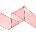 thumbnail image 2 of LaRibbons 2 1/2" Wired Sheer Ribbon | Red | 50 Yard Roll, 2 of 6