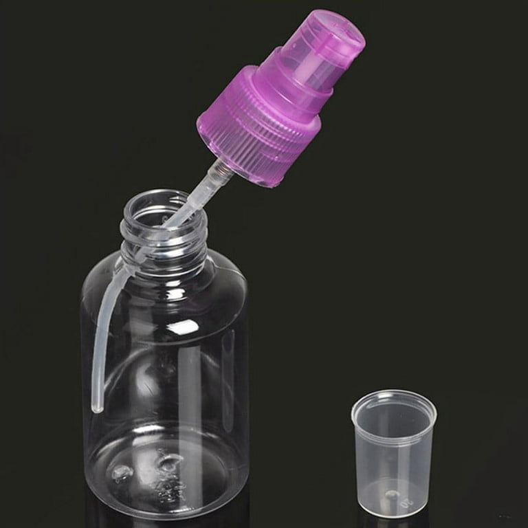 EEEkit 5pcs Clear Empty Mini Mister Spray Bottles, 50/60/80/100