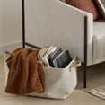 thumbnail image 5 of Bouclair Panier de Rangement Beige Taha avec Poignées Grand, 5 of 5