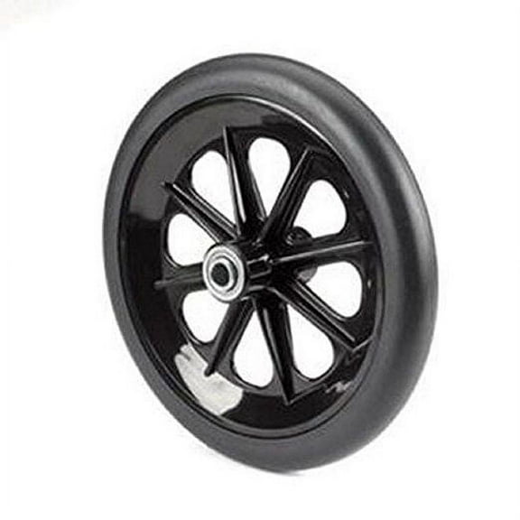 Wheelchair Black Front Caster 8"x1", 7/16" Bearing, 2-3/8" Hub RP265028 - Pair