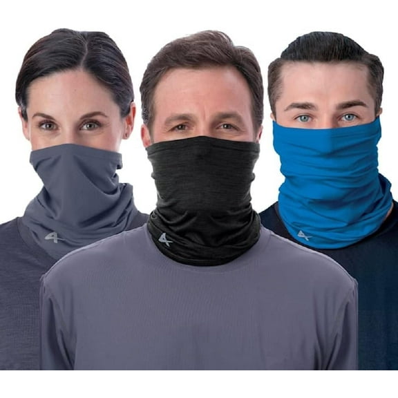 Artic Cool Cooling Face Mask, Grey, 3 Pack