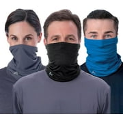 Artic Cool Multifunctional Cooling Face Cover/Gaiter - Grey, Black, Blue