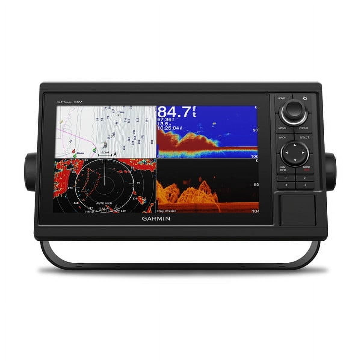 Garmin ECHOMAP UHD2 73sv Ice Fishing Bundle - 7" Fish Finder With CHIRP Sonar & Navionics+ Maps - View #2