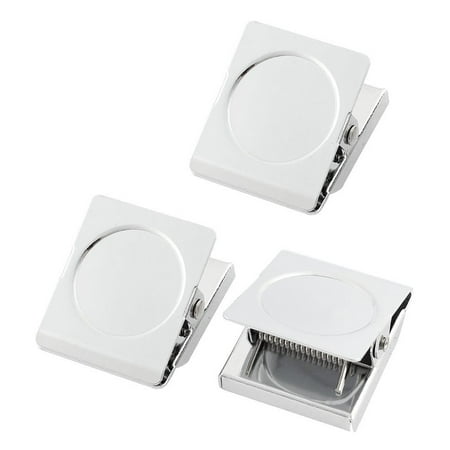 

Refrigerator Spring Loaded Magnetic Wall Memo Note Holder 3pcs