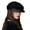 A-Black184, variant on Yuanlong Womens Beret Hat Vintage Plush Warm Newsboy Cap Curved Brim Fall Winter Windproof Elegant Casual Street Headwear