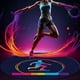 thumbnail image 2 of Jump Rope Mat for Home Gym Lightweight Material Large Meditation Mat Suitable for Adults & Children, 2 of 5
