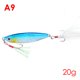 thumbnail image 1 of Metal Jig Fishing Lure Bass Fishing Jigs Weights 7-30g Holographic Trolling Saltwater Lures Artificial Fish Tackle Pike He Qiyong unisex, 1 of 2