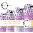thumbnail image 6 of Purple Pink Boho Blackout Curtains for Bedroom/Living Room, Thermal Insulated Kitchen Curtains, Vintage Ethnic Tribe Abstract Art Grommet Darkening Window Treatment Drapes 52"x72"x2, 6 of 8