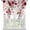 Red, variant on Navy Blue Flowers Tie Up Curtains for Kitchen Living Room, Thermal Insulated Adjustable Tie Up Shade Rod Pocket Panel for Small Window, Spring Floral Elegant Pastoral Watercolor 42"W x 63"L