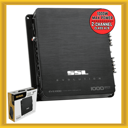 SSL Evolution Series EV2.1000 2-Channel Full Range Class A/B Car Audio Amplifier