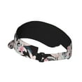 thumbnail image 2 of Balery Orchids Flowers Sport Wear Athletic Visor Sun Sports Visor Hat Visor Adjustable Cap for Women and Men (One Size), 2 of 7