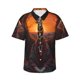 thumbnail image 1 of Balery Tree Hollow Meditating Giraffe Camisas hawaianas de manga corta para hombre, camisas playeras de corte holgado, camisas de vacaciones con botones,X-Large, 1 of 7
