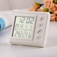 thumbnail image 2 of Termómetro digital Medidor de temperatura digital Medidor de humedad digital Medidor de temperatura y humedad Higrómetro blanco, 2 of 5