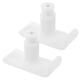 thumbnail image 3 of Anti-slip Walker Ski Glides White Nonstick Crutch Tips Elderly Outdoor Use 2Pcs, 3 of 5