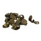 thumbnail image 1 of 12 piezas de clip de latón vintage en pendientes en blanco, hallazgos de base con almohadillas circulares planas de 12 mm Bronce Macarena Earring Hallazgos, 1 of 7