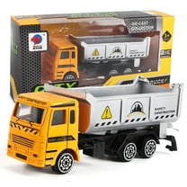Gqtwoy Construction Truck Toys,Mini Engineer Car Toys Small Construction Vehicle,Digger, Mixer Truck,Cake Topper Party Gifts Sand Beach Toy for Boys and Girls