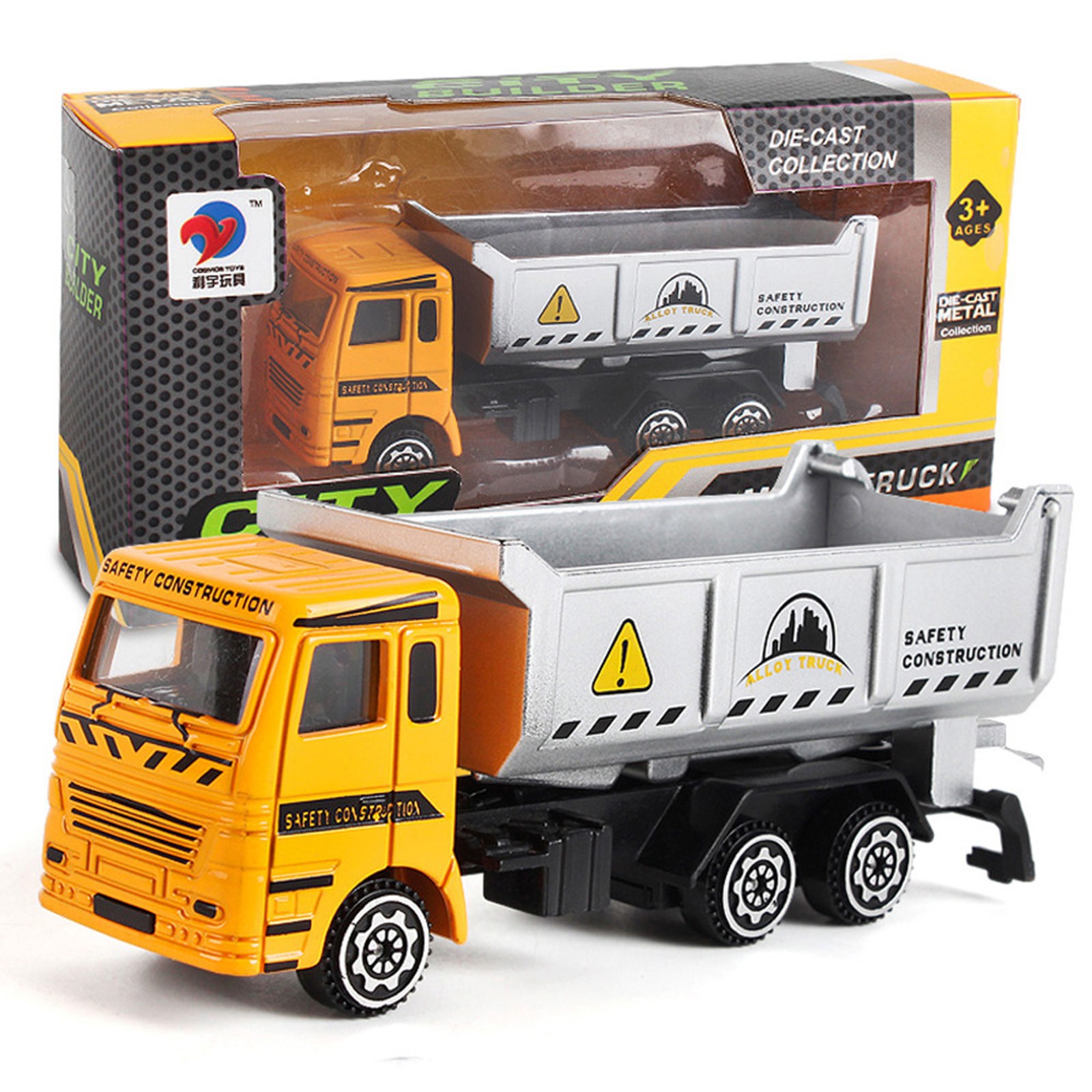 Kids Construction Dump Truck Digger Excavator Play Set Toddler Boy Toy Gift New