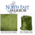 thumbnail image 3 of NEH Deluxe Riding Lawn Mower Tractor Cover Fits Decks up to 62" - Green - 190T Polyester Taffeta PA Coated Water and Sunray Resistant Storage Cover - 82" L x 50" W x 47" H, 3 of 4