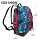 thumbnail image 2 of Fotbe Red And Blue Leaves Mochila Bolso con Estampado para Mujer, Mochila Antirrobo de Nylon Impermeable, Bolsa Ligera de Hombro, 2 of 4