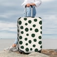 thumbnail image 7 of Hirioo Abstract Green Polka Dot for Elasticity Suitcase Cover (No luggage Included) Durable Luggage Protector Fits 18-32 Inch Luggage-Medium, 7 of 7