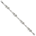 thumbnail image 3 of Auriga 925 Sterling Silver Alligator Bracelet 7inch for Women, 3 of 6