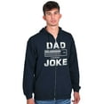 thumbnail image 3 of Dad Joke Loading Corny Father Humor Zip Hoodie Sweatshirt Men Brisco Brands M, 3 of 6