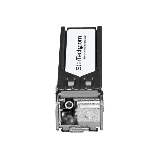 StarTech.com Juniper SFP-GE10KT15R13 Compatible SFP Module, 1000BASE-BX-D, 1 Gigabit Ethernet Bi-Directional (BiDi) Fiber Single Strand SFP, LC 10km, Mini GBIC Transceiver SFP, Downstream - Lifetime Warranty (SFPGE10KT5R3) - SFP (mini-GBIC) transceiver module (equivalent to: Juniper SFPP-10GE-LR) - 1GbE - 1000Base-BX10-D - LC single-mode - up to 6.2 miles - 1310 (TX) / 1550 (RX) nm