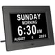 thumbnail image 1 of Reloj digital del día de la semana TSITSC de 7 pulgadas para personas mayores, 1 of 8