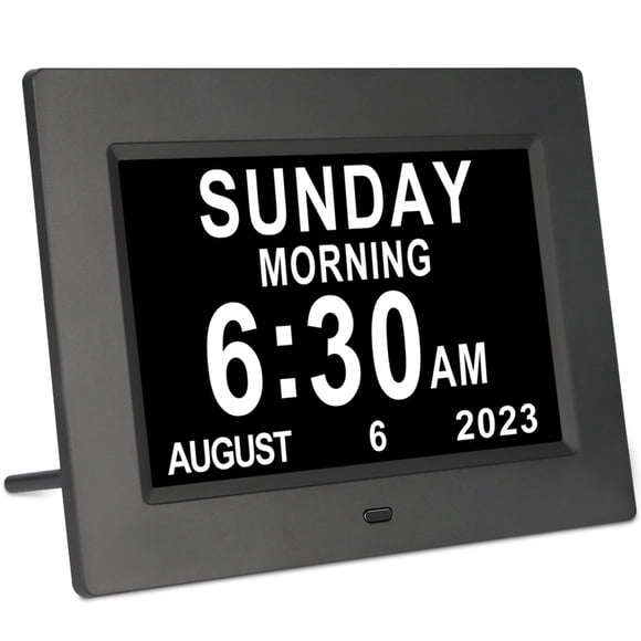 Reloj digital del día de la semana TSITSC de 7 pulgadas para personas mayores