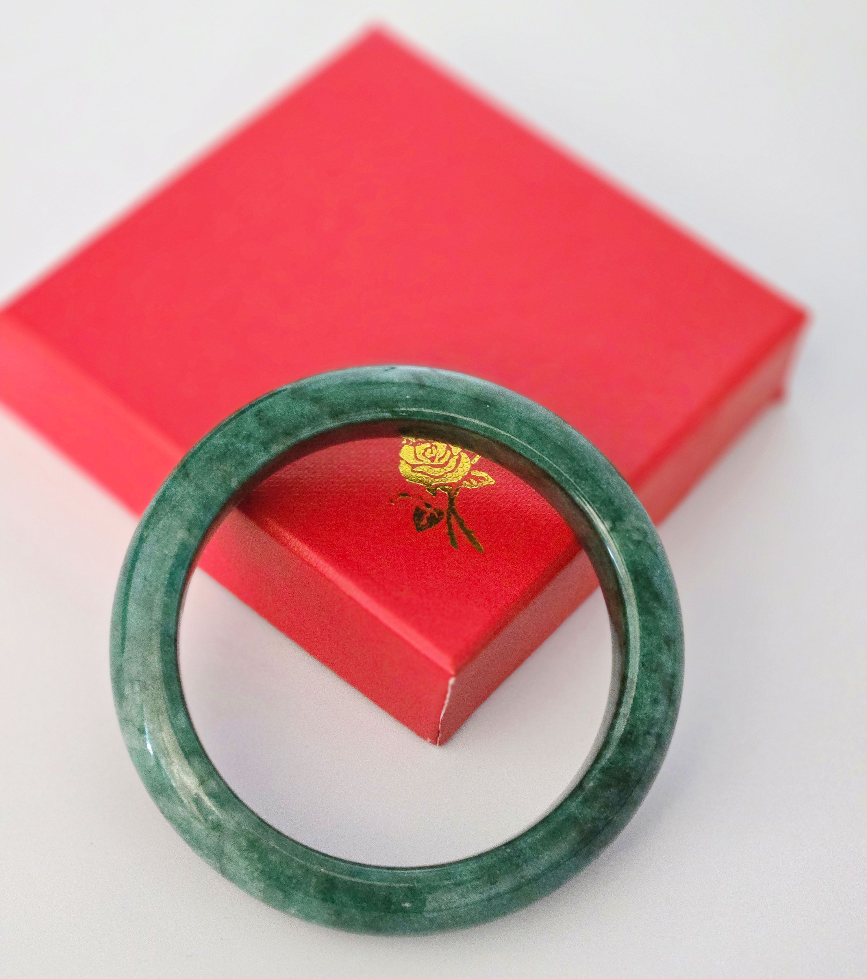 Original Onyx Natural Marble Handmade Jadeite Color Bracelet/Bangles - Elegant Stone Jewelry for Women Jade Color Bracelets