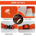 thumbnail image 4 of LAICAIW Dog Harness and Leash Set, No Pull Soft Mesh Pet Harness for Walking Escape Proof Small Cat Step-in Adjustable Vest with Reflective Strip Fit Puppy Kitten Rabbit, Orange (USGGBD0801), 4 of 7