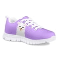 thumbnail image 2 of Pzuqiu Cute Alpaca Little Girls Tennis Shoes Size 12 Lace Up Kids Running Sneakers Comfortable Walking Shoes Breathable Athletic Shoes, 2 of 5