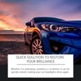 thumbnail image 5 of Headlight Restoration Spray Kit with Clear Coat & Polishing Sponge, Professional Headlight Cleaner and Restorer for Oxidized, Yellowed, and Cloudy Automotive Headlights, 5 of 9