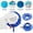 White, variant on PEONAVET Pool Vacuum Head with Brush, Pool Cleaner for Inground & Above Ground Swimming Pools, Heavy Duty Pool Cleaning Tool Up to 50% Off
