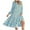 C-Blue343, variant on DHFJKG Bohemian Floral Dresses For Women Long Sleeve Casual Loose Fit Turndown Collar Spring Summer Midi Dress Beach OutFits Versatile Dresses