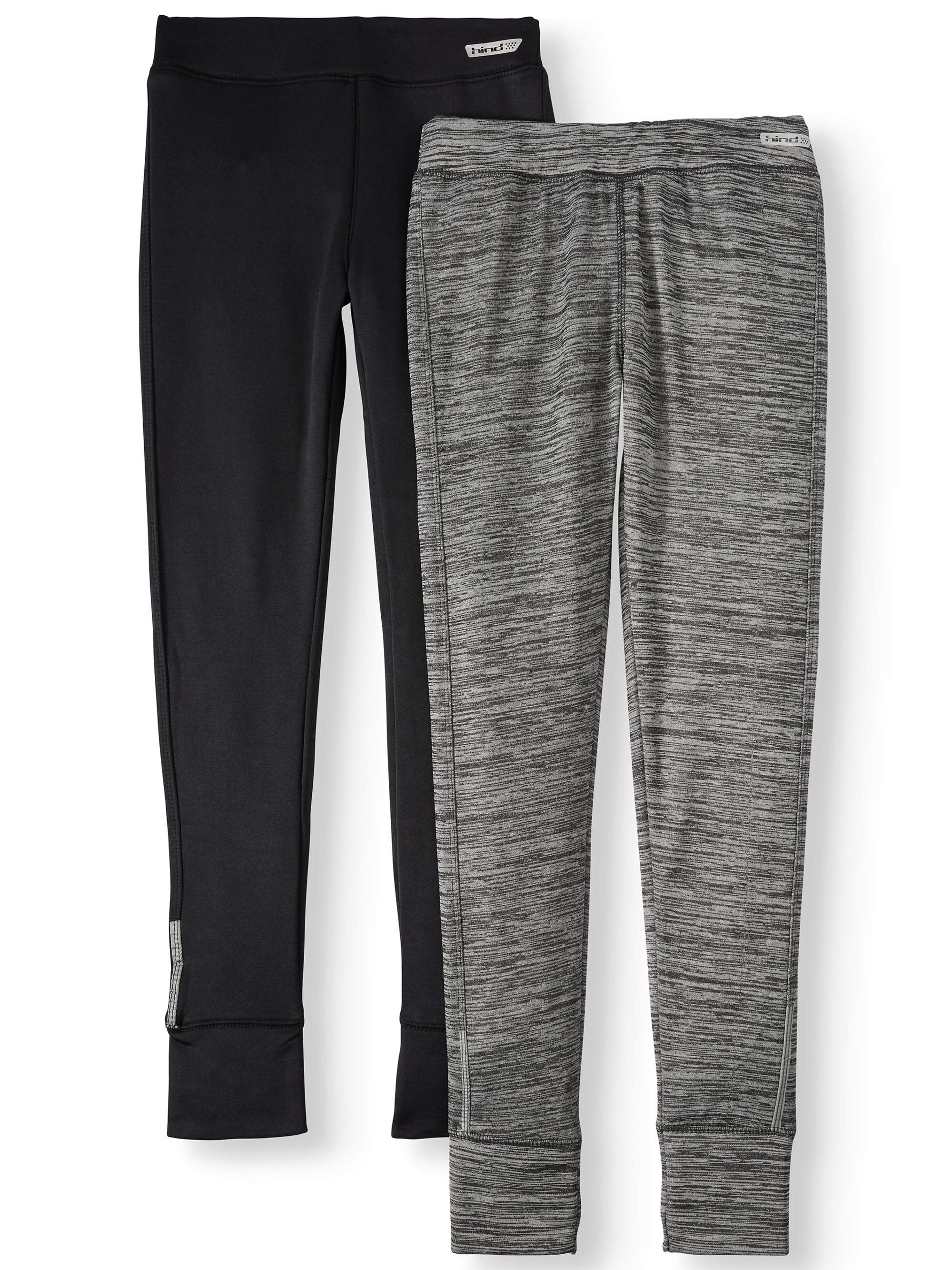 Hind Hind Fleece Lined Active Leggings, 2Pack (Big Girls) Walmart