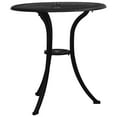 thumbnail image 2 of vidaXL Outdoor Dining Table Garden Patio Table with Glass Top Cast Aluminum, 2 of 20