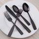 thumbnail image 4 of Juego de cubiertos negro mate, juego de cubiertos de acero inoxidable satinado, juego de cubiertos de 5 piezas, utensilios de cocina, apto para lavavajillas Xemadio WMPH-939, 4 of 7