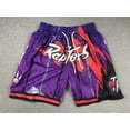 thumbnail image 1 of Mcgee'S Raptors Retro Embroidered Zipper Pocket Shorts Basketball Embroidered Shorts, 1 of 2