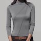 thumbnail image 1 of HongQid Women's Long Sleeve Mock Turtleneck Shirts 2025 Fleece Lined Base Layer Slim Fit Thermal Underwear Tops, 1 of 6