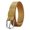 khaki, variant on Fashion Classic Metal Buckles Outdoor Sports Canvas Belts Fabric Braided Belt Waistband NAVY BLUE