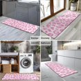 thumbnail image 2 of Pink and Pink Of Leopard Print Kitchen Rug Mat,Kitchen Runner Rugs Non Skid Washable,Decorative Kitchen Floor Mats for Kitchen,Sink,Laundry,17"X47", 2 of 5