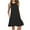 Black, variant on NXMZXB Summer Dresses for Women 2025 Sleeveless Sundress Loose Fit Casual Scoop Neck Swing T Shirt Dress Beach Cover Up Dresses with Pocket Red M