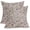 A Brown Blue, variant on Vintage Floral Pillow Covers 20x20 Inch Set of 2 Antique Flower Block Print Throw Pillow Covers Brown Neutral Traditional Square Cushion Case Decoration for Couch Home Decor