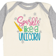 thumbnail image 4 of Inktastic Sparkle Like a Unicorn Boys or Girls Long Sleeve Baby Bodysuit, 4 of 5