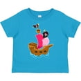 thumbnail image 3 of Inktastic Pirate Ship Girls Toddler T-Shirt, 3 of 5